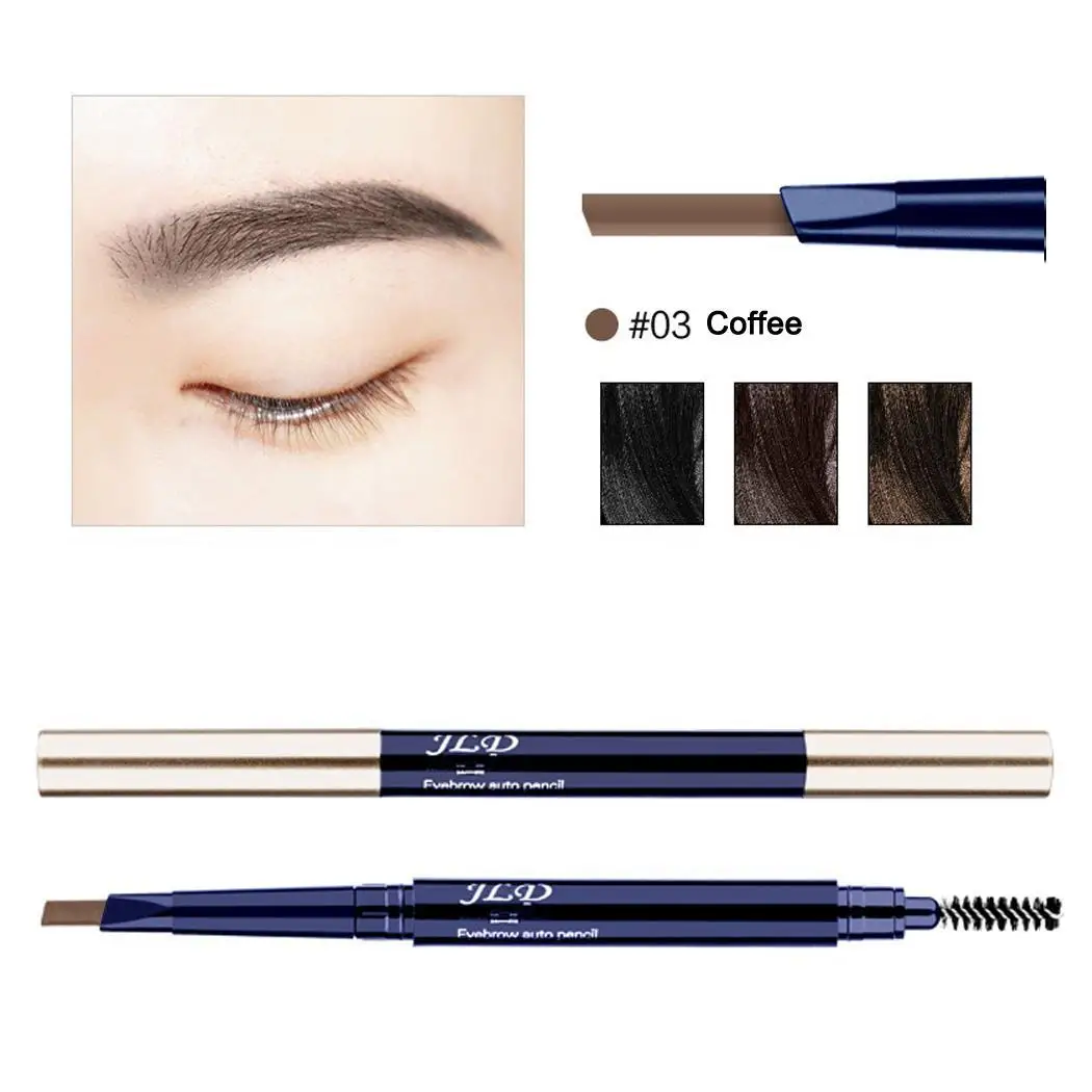 Двухсторонний Многофункциональный стойкий для бровей карандаш с щеткой матовый