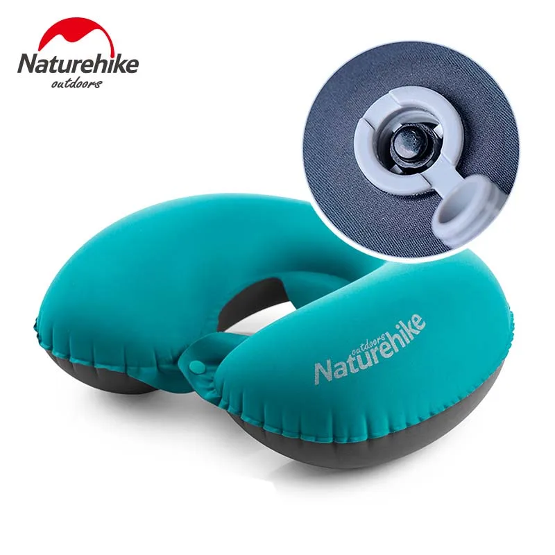 Ультралегкая надувная U образная дорожная подушка NatureHike аксессуары для самолета