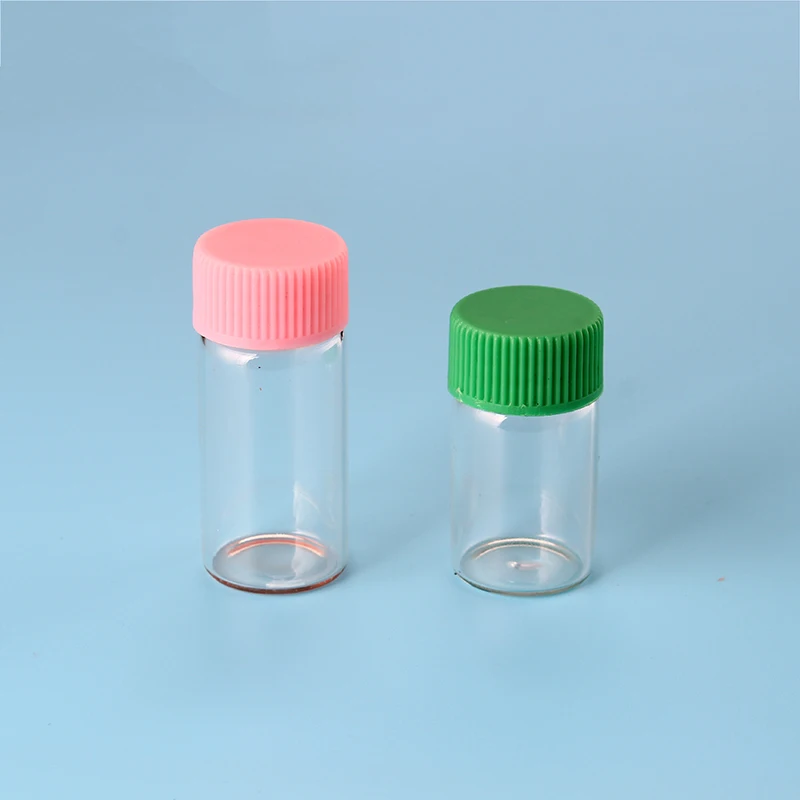 10 шт. 7/10 ML прозрачные стеклянные бутылки флаконы с прозрачными Стекло
