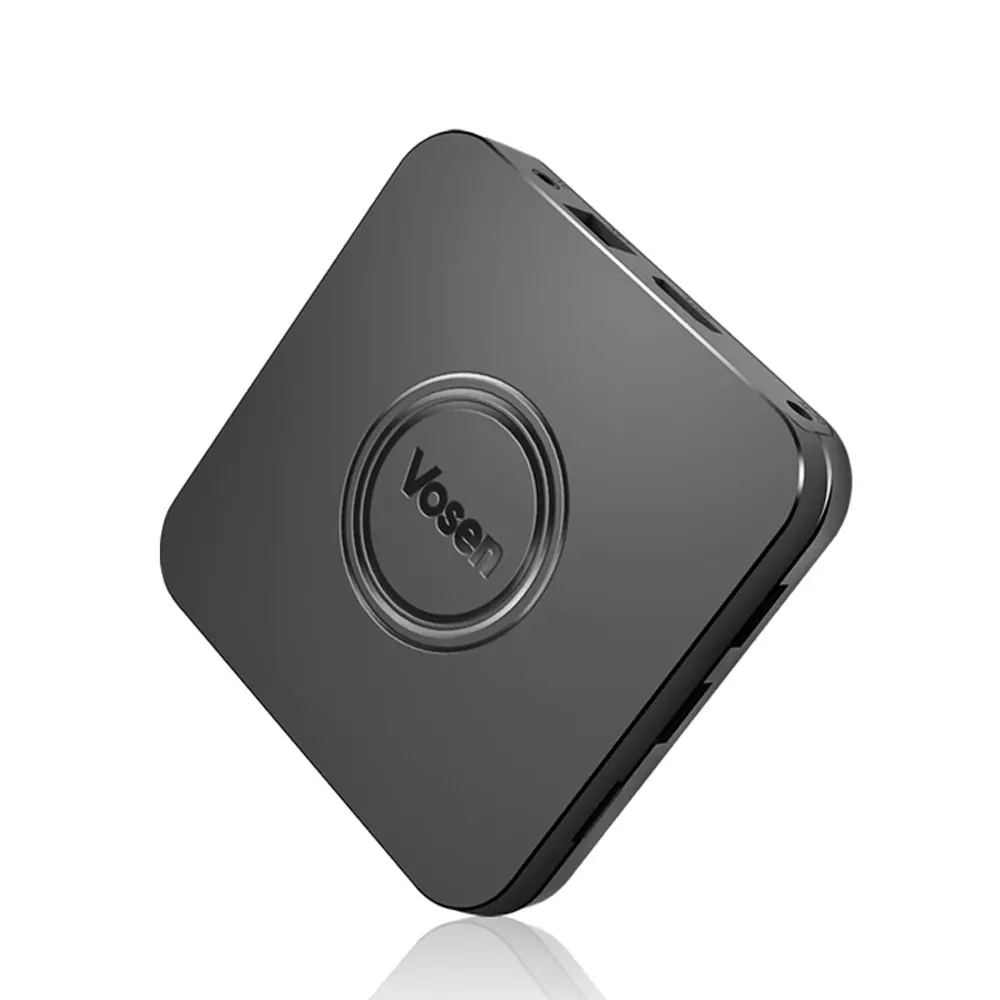 Mecool 2,4 Новая ТВ-приставка VOSEN V1 Amlogic S905X2 Android9.0 ТВ-приставка 2G+ 16G wifi медиаплеер USB Blutooth Smart home телеприставка