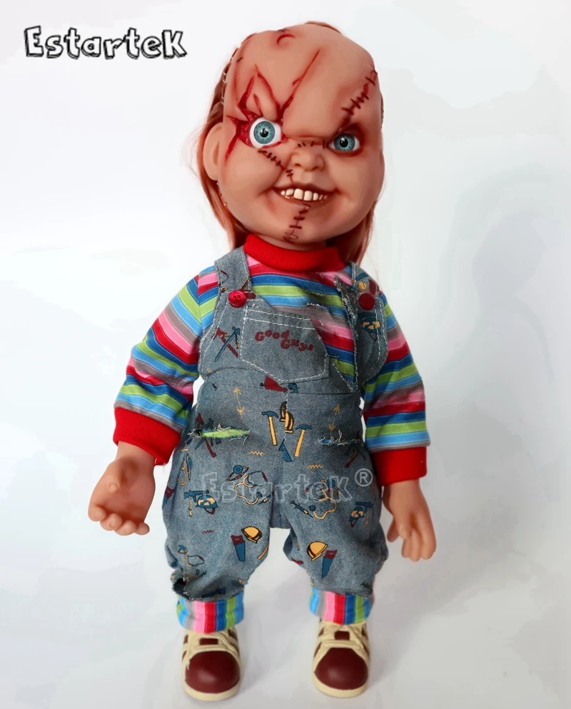 Estartek Mezco 1/4 Чаки пугающееся лицо голова лепить для 15 дюймов Фигурка DIY