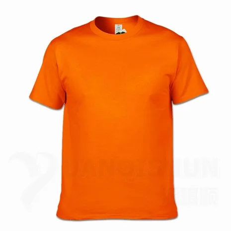 YUANQISHUN Fashion Brand Solid Color T-shirt High quality Men's Cotton Tshirt 17 Colors Unisex Casual Short sleeves Tops Tees