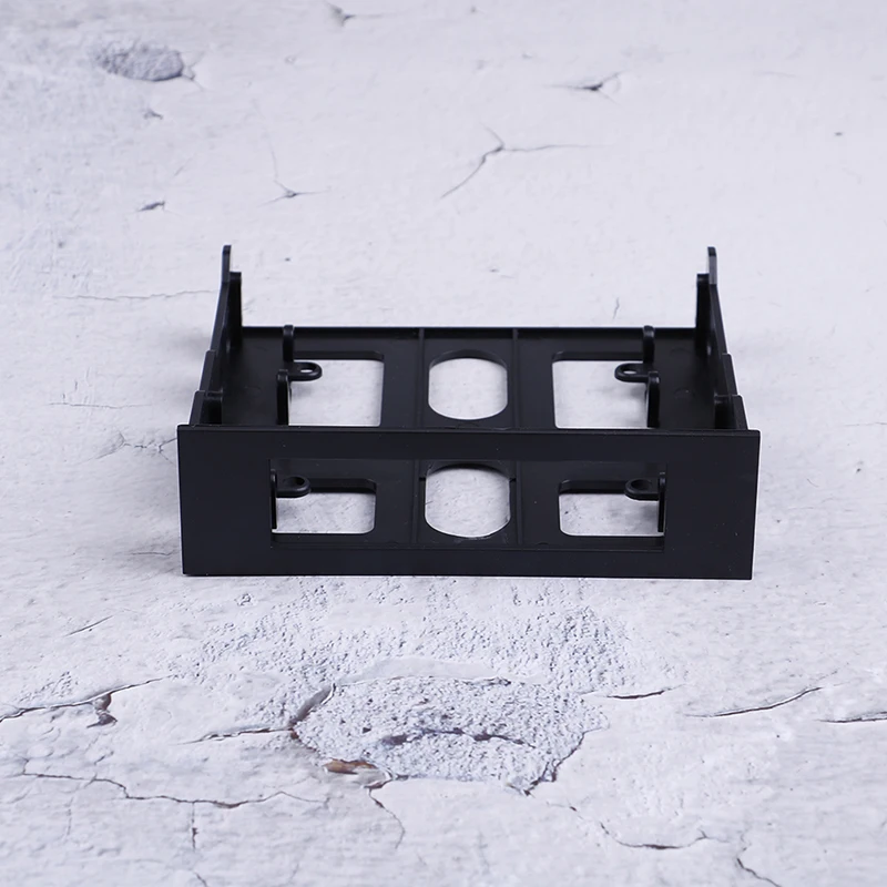 New Black Professional 3.5'' To 5.25'' Drive Bay Computer Case Adapter Mounting Bracket USB Hub Floppy Harddisk Boxs 1pcs |