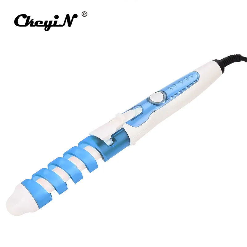 Blue Электрические Волшебные Инструменты для укладки волос Rizador De Pelo, бигуди для волос, роликовые керамические щипцы для завивки волос, палочка для завивки волос, стайлер для волос 3839 - Цвет: Blue
