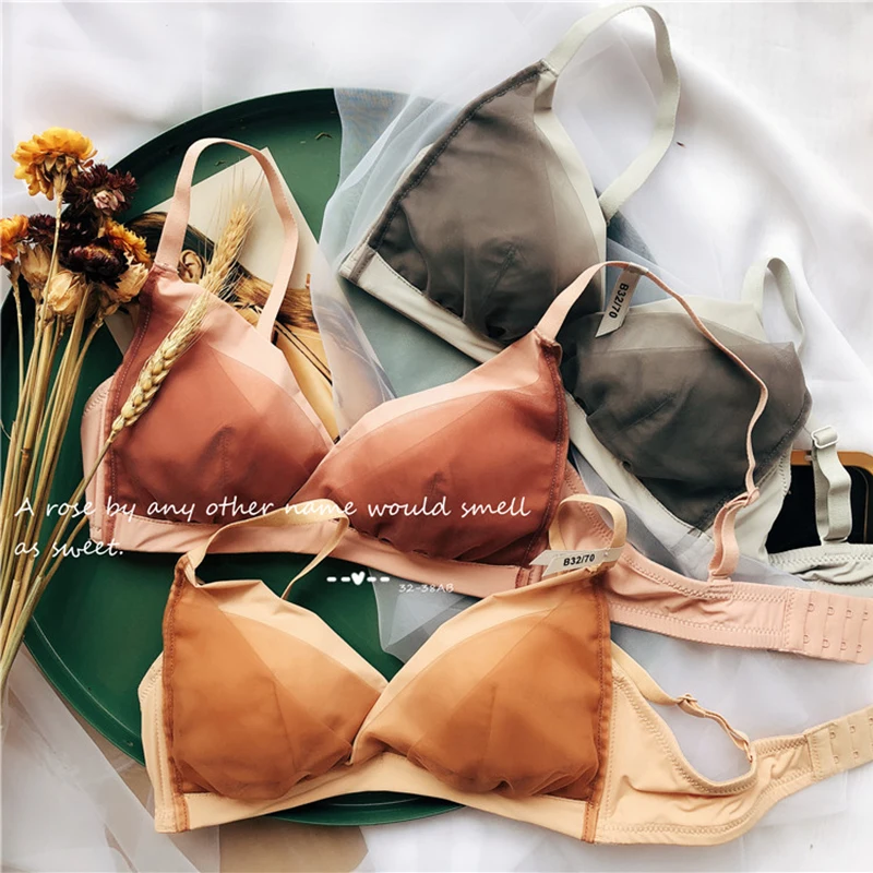 Hawiton отжимать Bralette набор бюстгальтеров французский стиль сексуальное