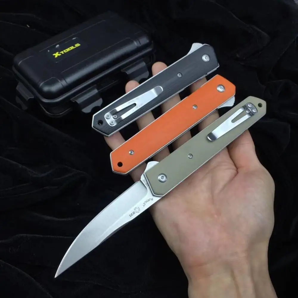 Trskt Тактический Kwaiken складной нож 9cr18mov, камень мыть, G10 ручка охотничий нож выживания кемпинга карманные ножи открытый инструмент
