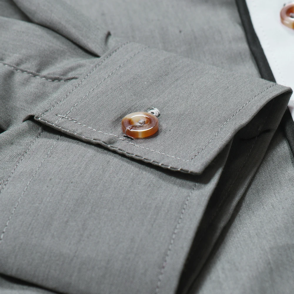 2018 модные Для мужчин рубашка с длинными рукавами рубашки классические шить