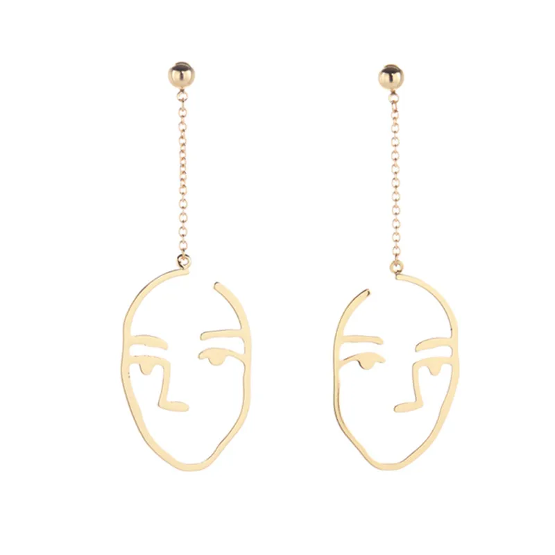 Gold plated kshmir Модные Ретро металлический сплав серьги-гвоздики серьги новые серьги-гвоздики(несколько вариантов сережек - Окраска металла: Gold plated
