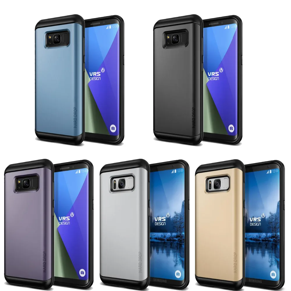 Чехол VRS для Samsung Galaxy S8 Plus Жесткий из поликарбоната + ТПУ гибридный ударопрочный