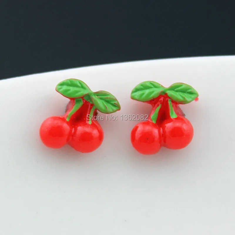 Fashion 12 Pairs Lovely Fruits Earrings Watermelon Magnet Magnetic for baby girls Christmas Gift ME90-1 | Украшения и аксессуары