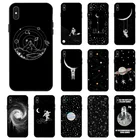 Чехол Space Moon для iPhone 13, чехол 11 XR XS Max X, окрашенный чехол для телефона iPhone 12 Pro Max 7 8 6S 6 Plus SE 2020 13 Pro, чехол