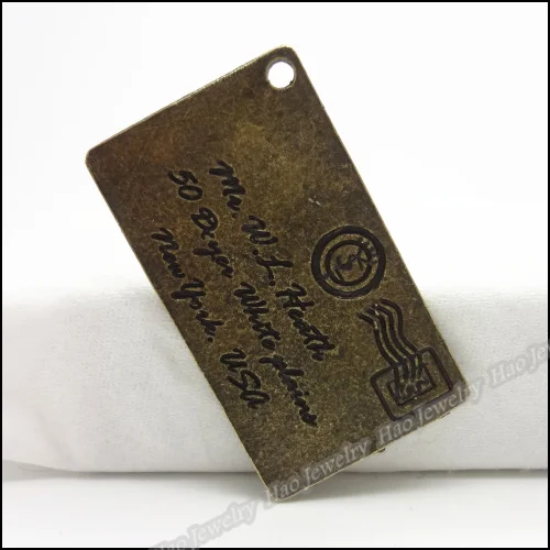 

30pcs Vintage Charms Letter Pendant Antique bronze Zinc Alloy Fit Bracelet Necklace DIY Metal Jewelry Findings