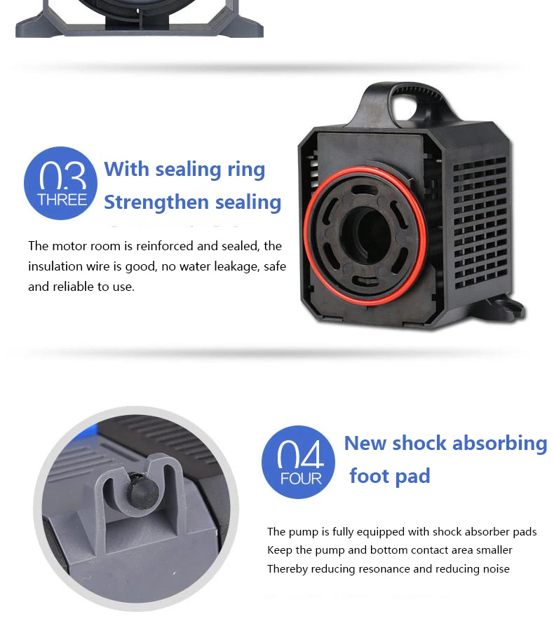 SUNSUN CTP fish tank bottom filter upper filter frequency conversion submersible pump ultra quiet filter circulation pump