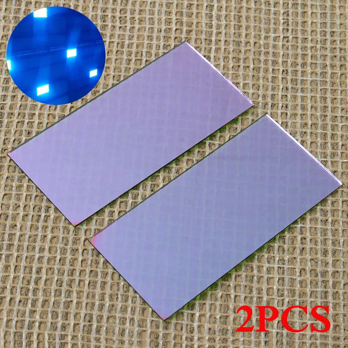 

Blue Drop In Welding Lens- eXtreme Blue- 2" X 4.25 Temp Sale