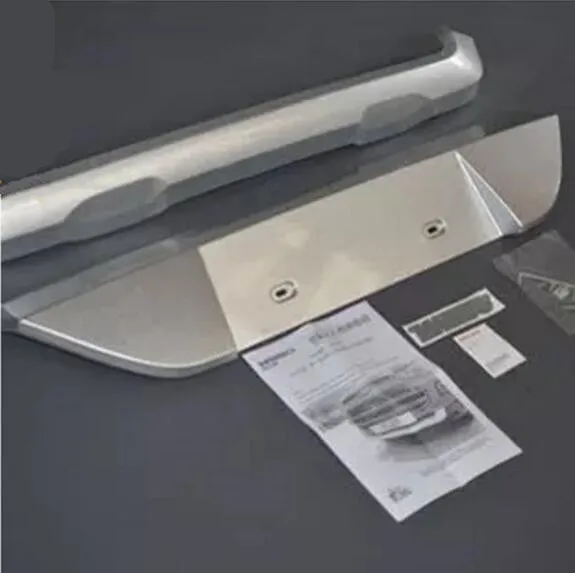 

ABS PAINT CHROME CAR FRONT+REAR BUMPERS PROTECTOR GUARD SKID PLATE FIT FOR Ford Ecosport 2013 2014 2015 2016 2017 2018