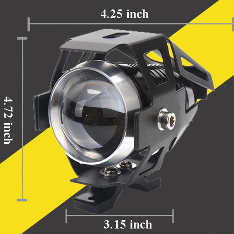 Универсальный 125 Вт мотоциклетный светодиодный головной светильник 12 В U5 для