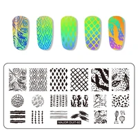 major dijit nail stamping plates spring flower nail template underwater world stamp nail art stamp image template