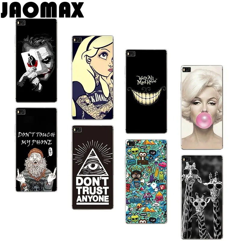 Улыбка глаз &quotЖираф&quot Джокер комиксы чехол для телефона Huawei P10 Plus P9 P8 Lite Коврики 8