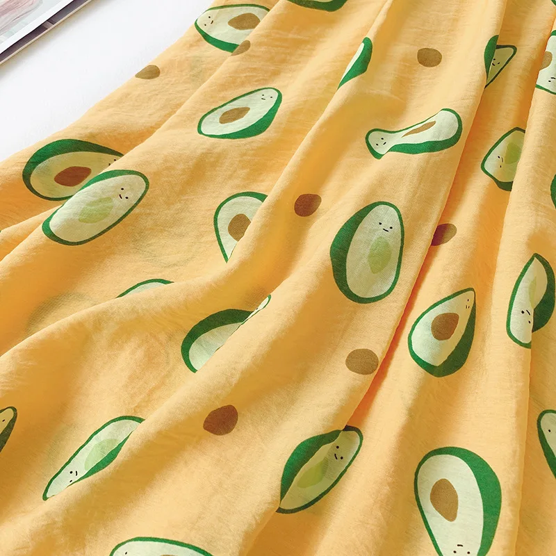 

Women Fashion Print Long Skirt Female Boho Style Elastic High Waist Casual Beach Skirts Summe Sundress D190536