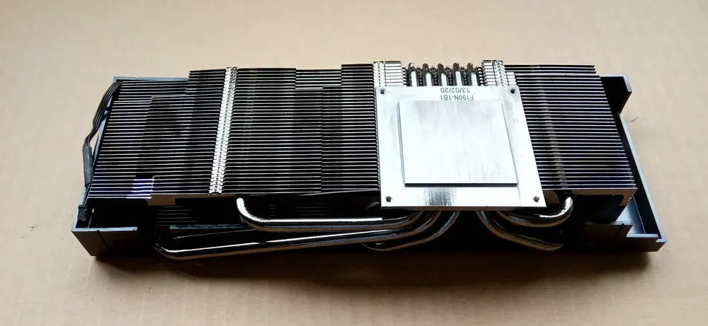 Для GAINWARD GEFORCE GTX770 GTX680 Видеокарта кулер двойной вентилятор 5 радиатор