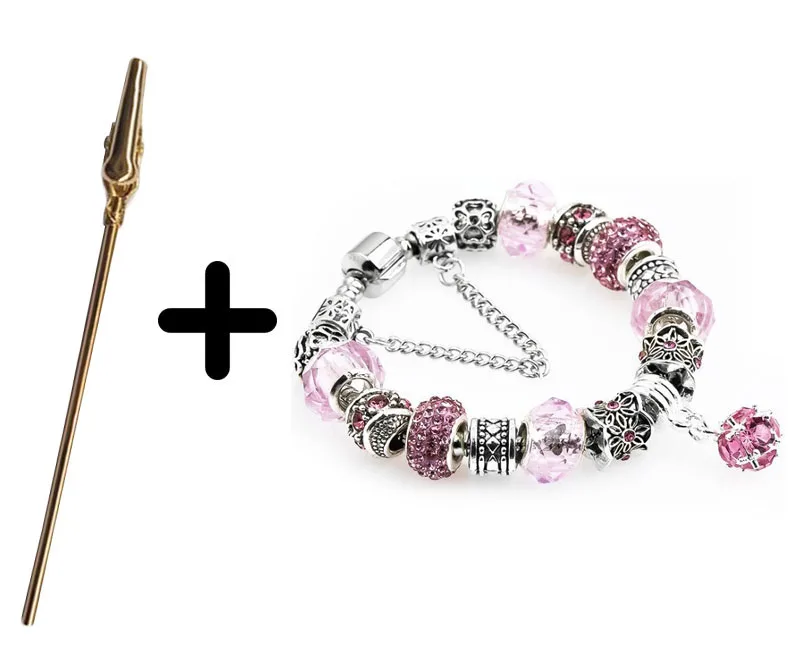 Aid-2 Pink crystal Женская одежда браслет вспомогательный инструмент для женщин надевая на ювелирную цепочку самостоятельно необходимый Помощник Набор для одевания вспомогательное приспособление - Цвет: Aid-2 Pink crystal