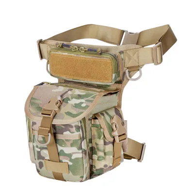 Тактический Падение Ноги Сумка Многофункциональные тактика армии ногой мешок Airsoft пейнтбола ног сумка для инструмента - Цвет: CP Multicam