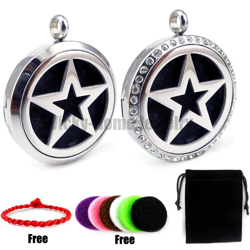 Круглая Серебряная звезда (30 мм) ароматерапия/эфирные масла духи диффузор