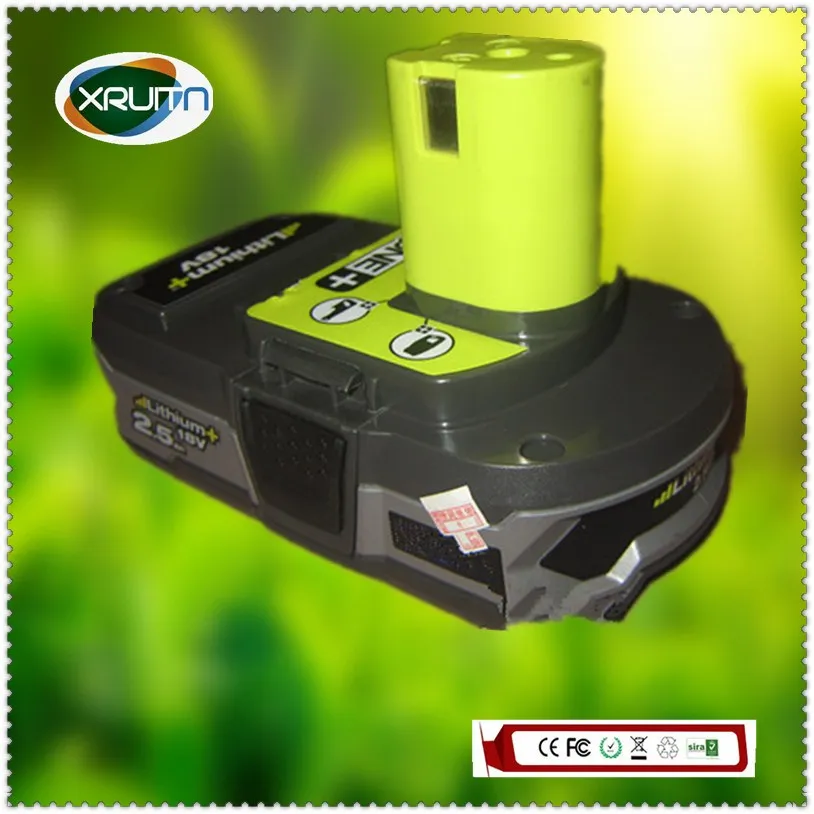 Бесплатная доставка оригинальный используется для Ryobi 18 в 2500 а/130429057 мАч литиевая