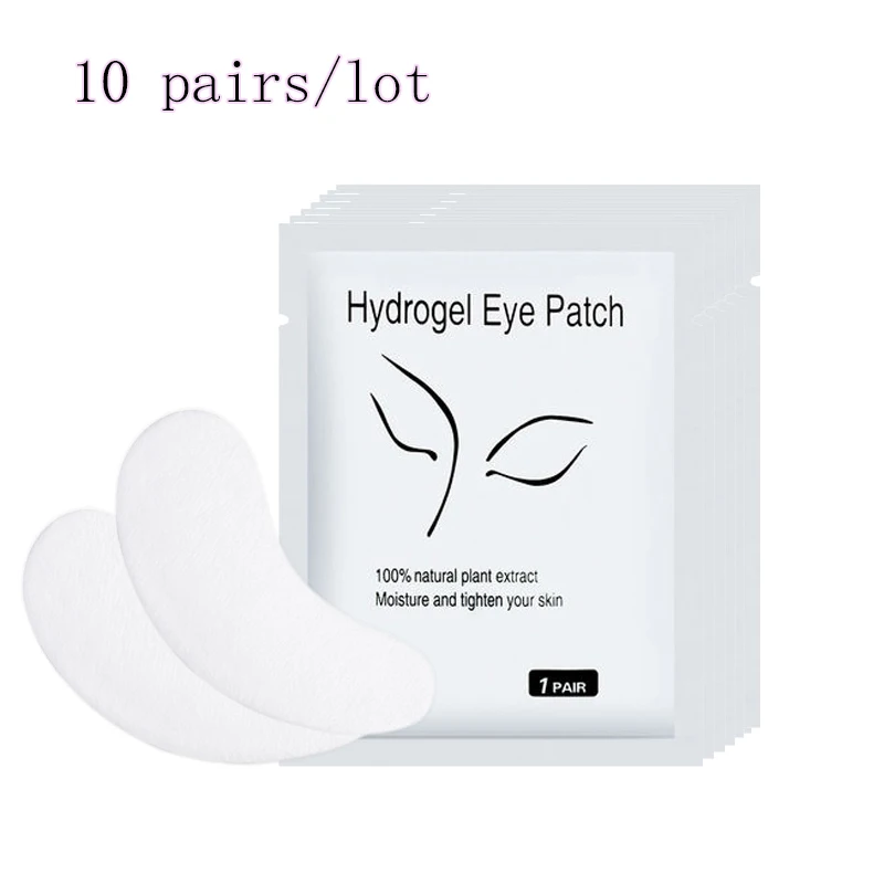 10pair eye sticker Накладки для глаз 10/50 накладки для ресниц без ворса накладки для наращивания ресниц принадлежности для наращивания ресниц профессиональные инструменты - Цвет: 10pair eye sticker