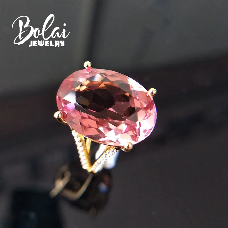 Женское кольцо косынка Bolai S925 желтое золото Стерлинговое Серебро 12.0ct|Кольца| |