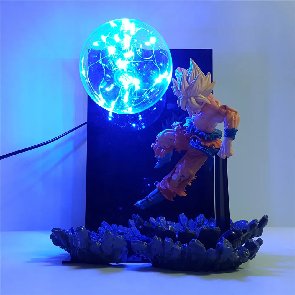 Dragon Ball Z Goku Супер Saiyan 2 Led ночник Жемчуг дракона супер Сон Гоку лампа украшение комнаты лампа Декор лампе