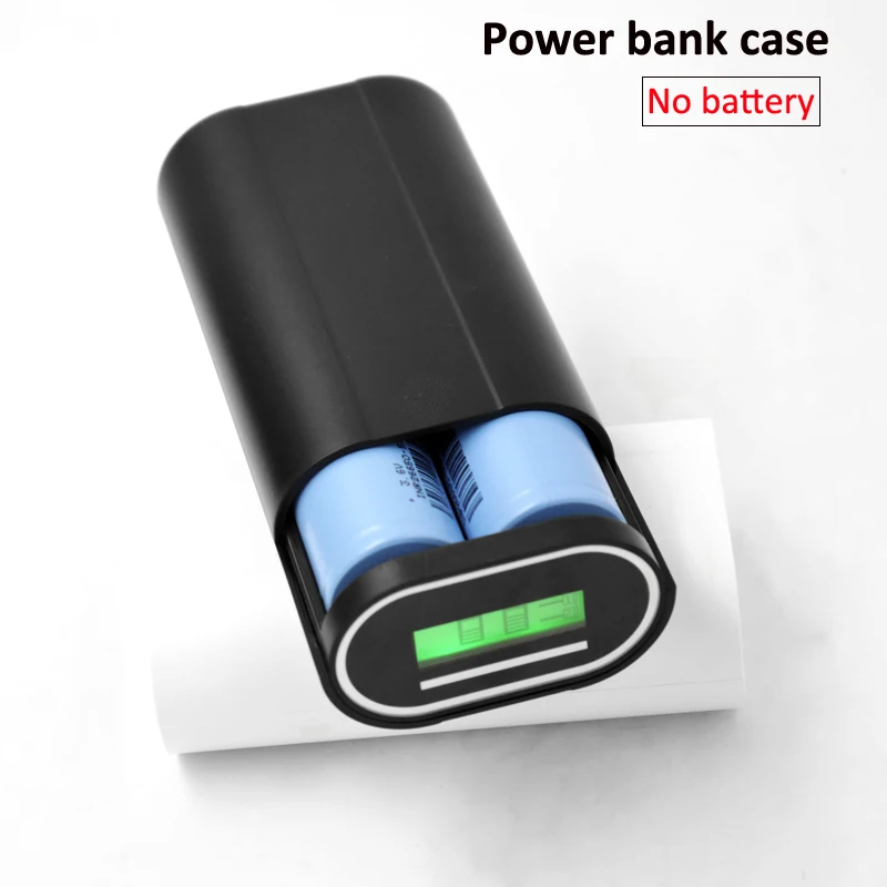 Лидер продаж внешний аккумулятор 5 в с двумя USB портами 26650 зарядное устройство