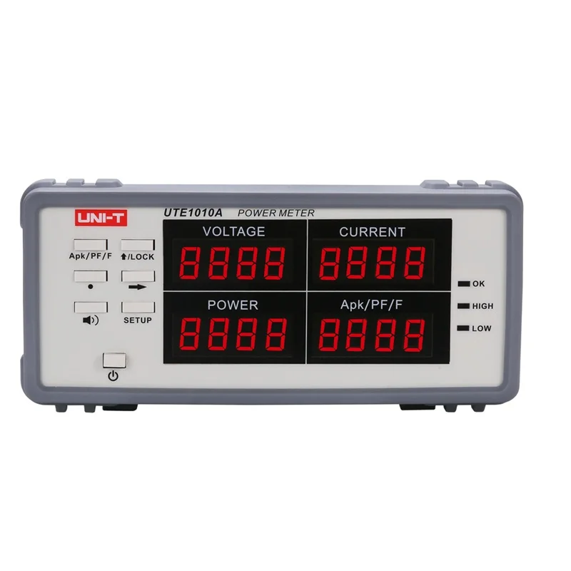 Uni-t Bench True RMS напряжение тока цифровой коэффициент мощности и измеритель мощности Анализатор Диапазон 3000 Вт UTE1010A