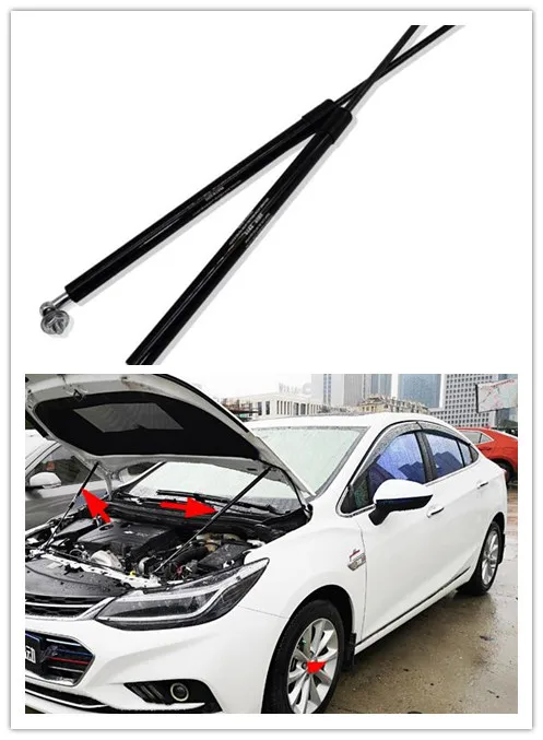 2 шт. капот Распорки газа пружинный амортизатор поддержка подходит для CHEVROLET Cruze до автомобильные аксессуары