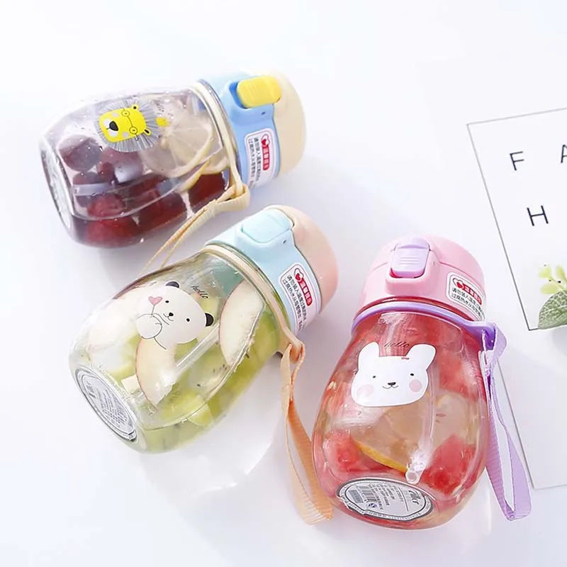 2 шт. детская бутылка для воды портативная без проливания моя тритановая детский