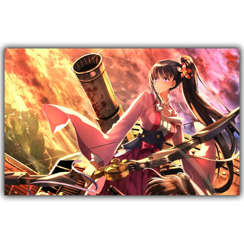 Kabaneri of the Iron Fortress Шелковый парусиновый плакат с принтом для мальчиков и девочек
