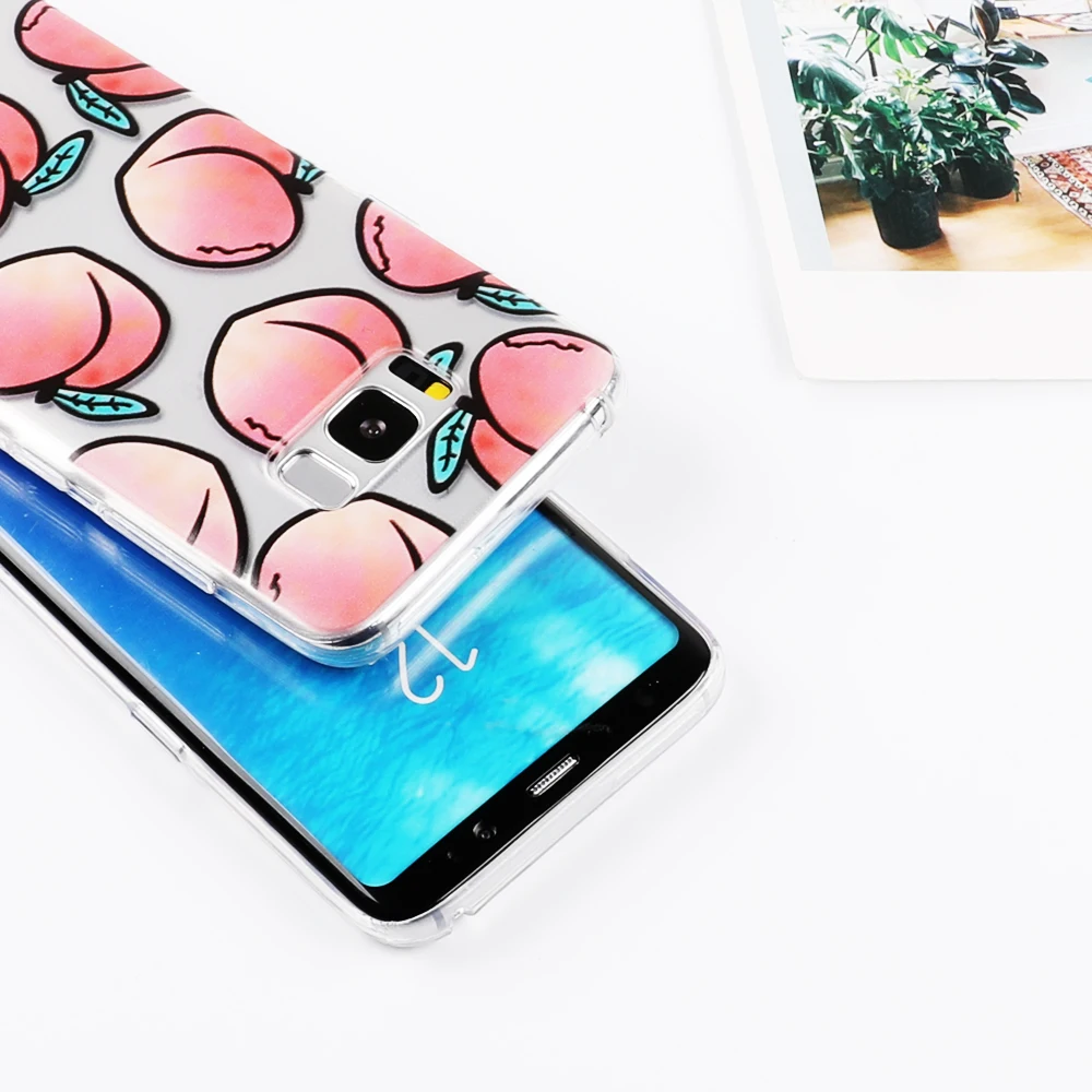 LOVECOM Лето фрукты персик чехол для телефона для samsung Galaxy A3 A7 J3 J5 J7 EU J2 Prime G530 Мягкий ТПУ задний чехол s