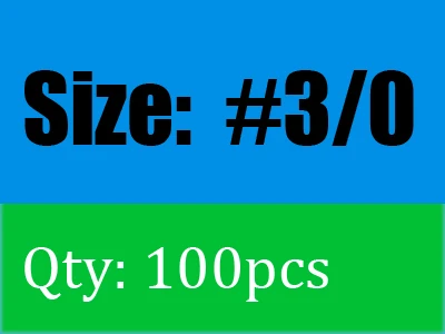 Size 3-0 C70S NP-DT, 100 рыболовные крючки, стример, соленой воды рыболовные крючки, Даббинг, рыбалка - Цвет: Size 3-0