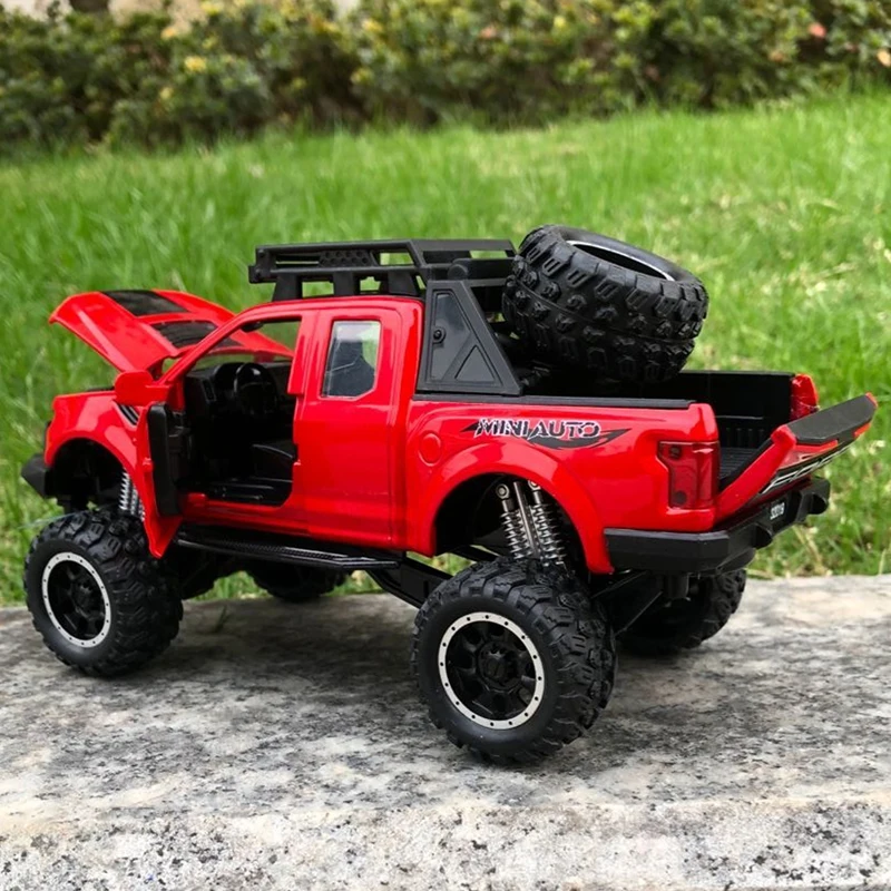 1:32 Ford Raptor F150 пикап металлическая игрушка Литье под давлением модель автомобиля