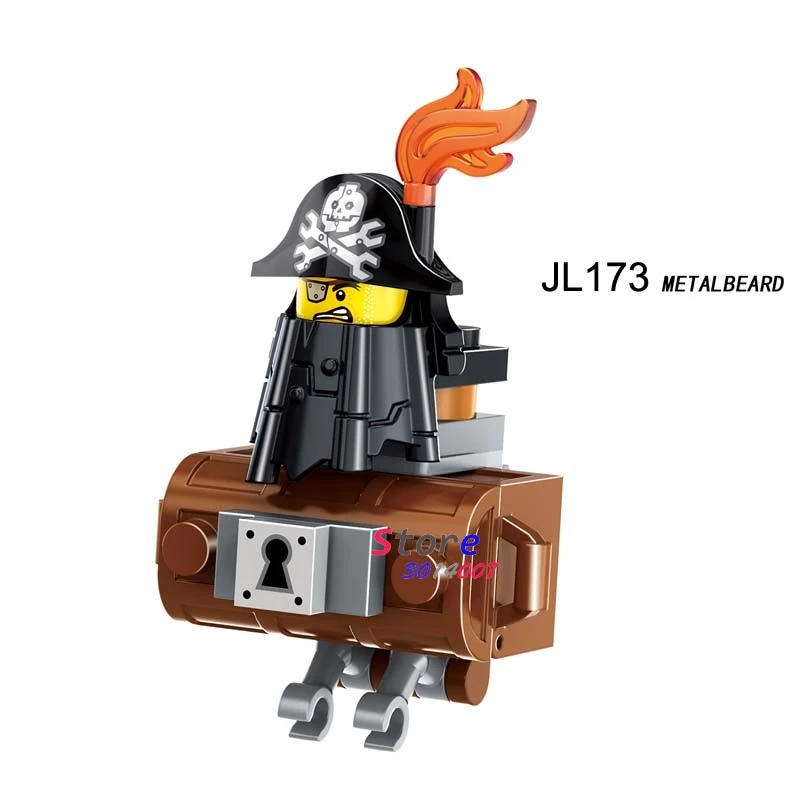 JL173 Один строительный конструктор из фильма 2 серии Emmet REX ultracatty Lucy batman Metalbeard сладкий хаос игрушки для детей - Цвет: JL173