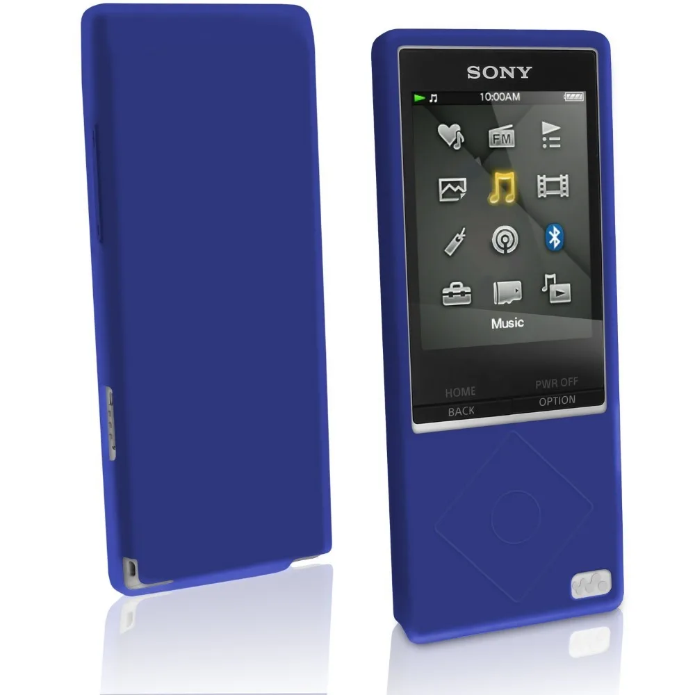 Для sony MP3 Walkman NWZ A15 A17 A25 A16 A27 резиновый гелевый кожаный чехол бампер с силиконовый