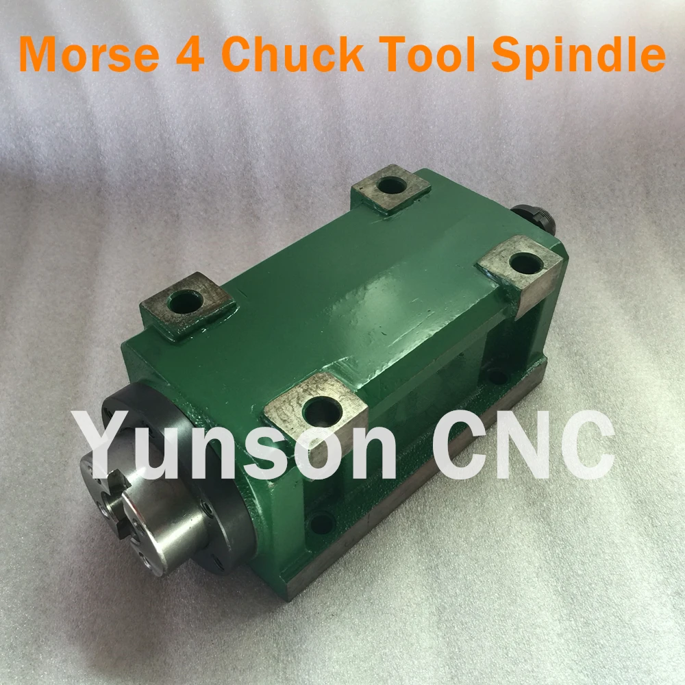Morse4 MT4 MS4 конусный патрон 3000 Вт 3.0KW 4hp силовая головка блок станка шпиндель Max.3000RPM для сверления/расточной машины