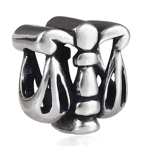 Libra Horoscope Bead Choruslove, Знак зодиака, шарм, подлинный 925 пробы, серебряный, с горлом, подходит для Пандоры, амулеты, религиозная серия, браслет, сделай сам, ювелирное изделие - Цвет: Libra Horoscope Bead
