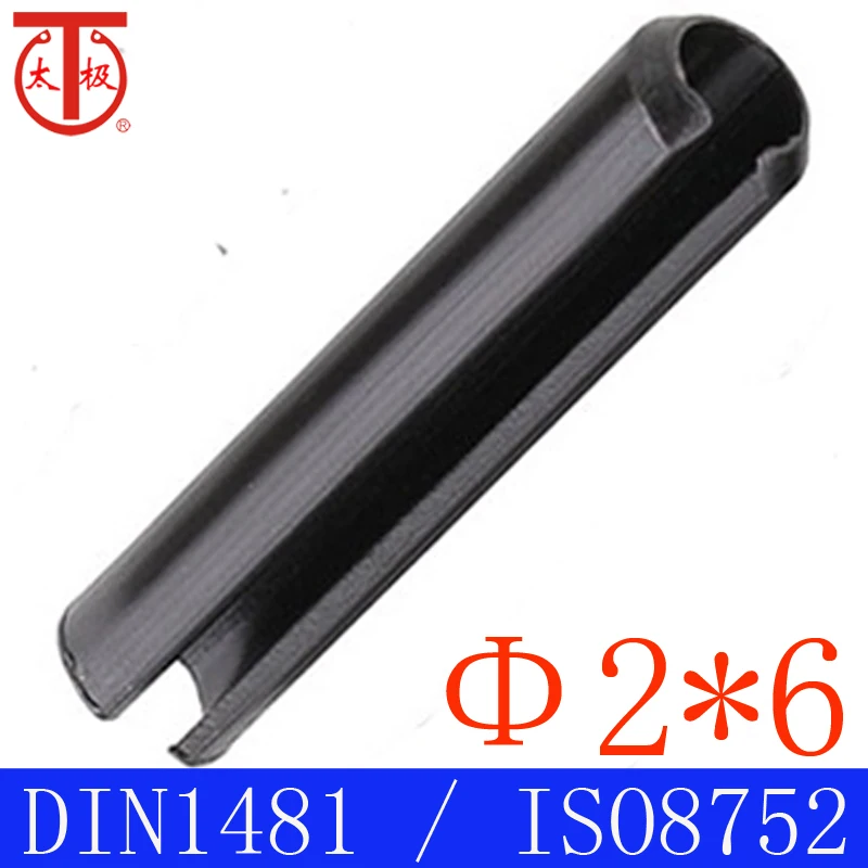 (2*6)DIN1481 / ISO8752 пружинный штифт/шлицевый штифт (спиральный штифт) 100 шт./лот|Булавки| |