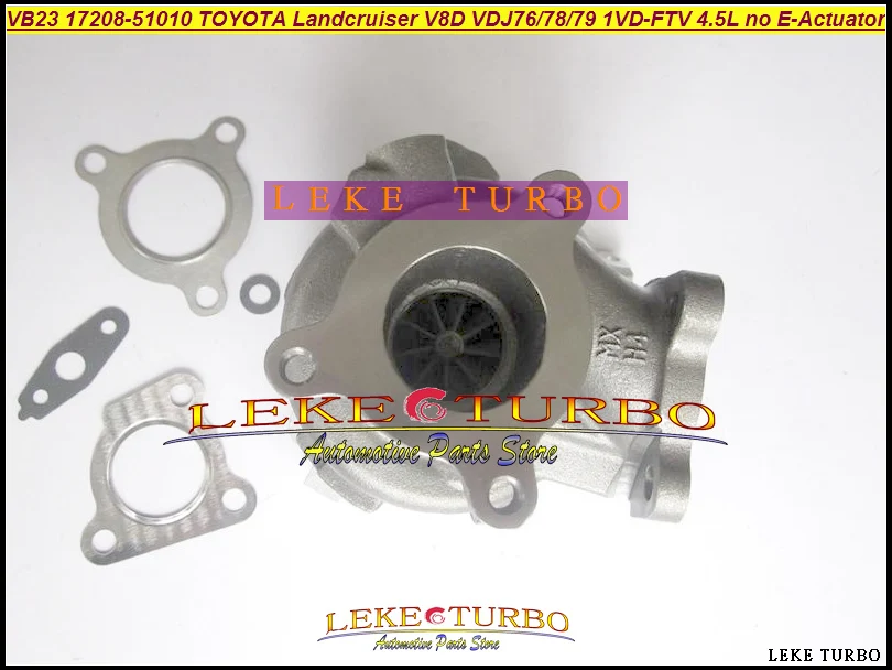 Турбо без электронного привода VB23 17208 51011 51010 VB37 для TOYOTA Land cruiser V8 D VDJ76 VDJ78 VDJ79 1VD FTV