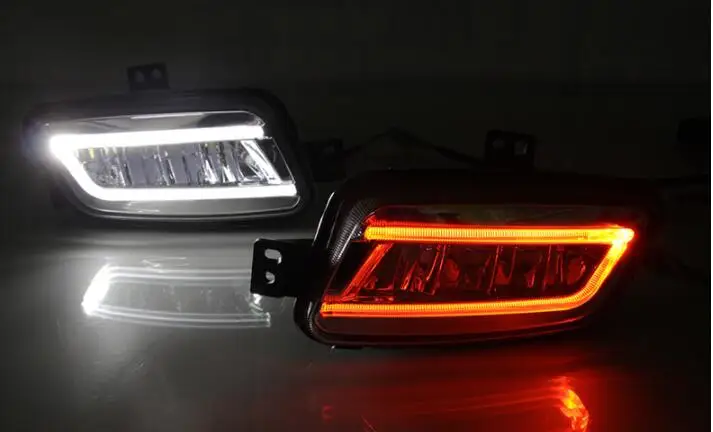 1 набор Автомобильный светодиодный DRL Дневной светильник авто противотуманная