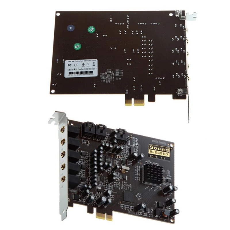 ПК компьютер Pci E 0105 чип 501 Звуковая дорожка Directsound 3D настольная