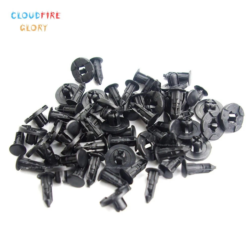 

CloudFireGlory 01553-09321 FOR NISSAN 350Z For INFINITI G35 FX35 BUMPER PUSH CLIPS PLASTIC RIVET FASTENER