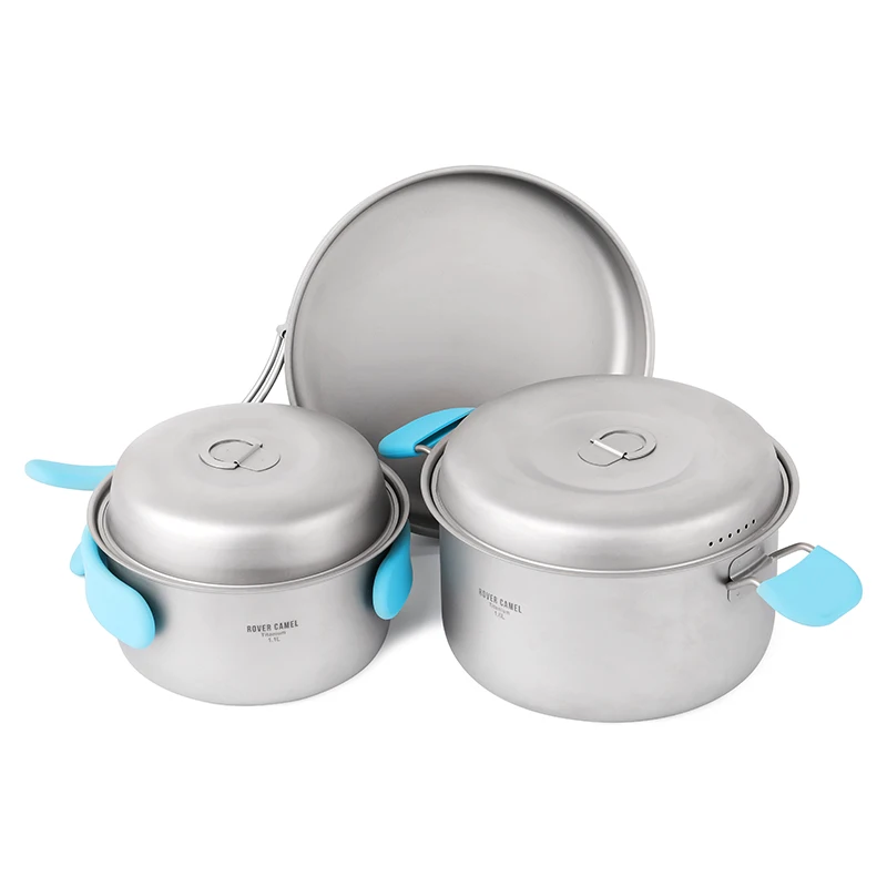 Rover Camel Cookset уличная походная пикник посуда для приготовления пищи комплект 3 шт. кастрюля Ta8501