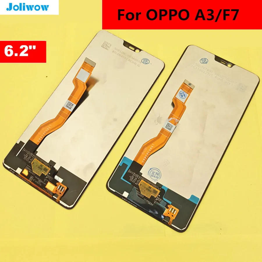 ЖК-дисплей 6 20 дюйма для OPPO A3 F7 зеркальный экран сменная стеклянная панель realme 1 LCD |